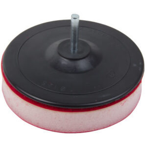 SUPORT DISC ABRAZIV AUTO-ADEZIV BURETAT CU TIJA / 125MM