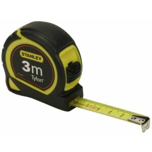 ruleta Tylon cu protectie de cauciuc, sistem metric si imperial, 3 m